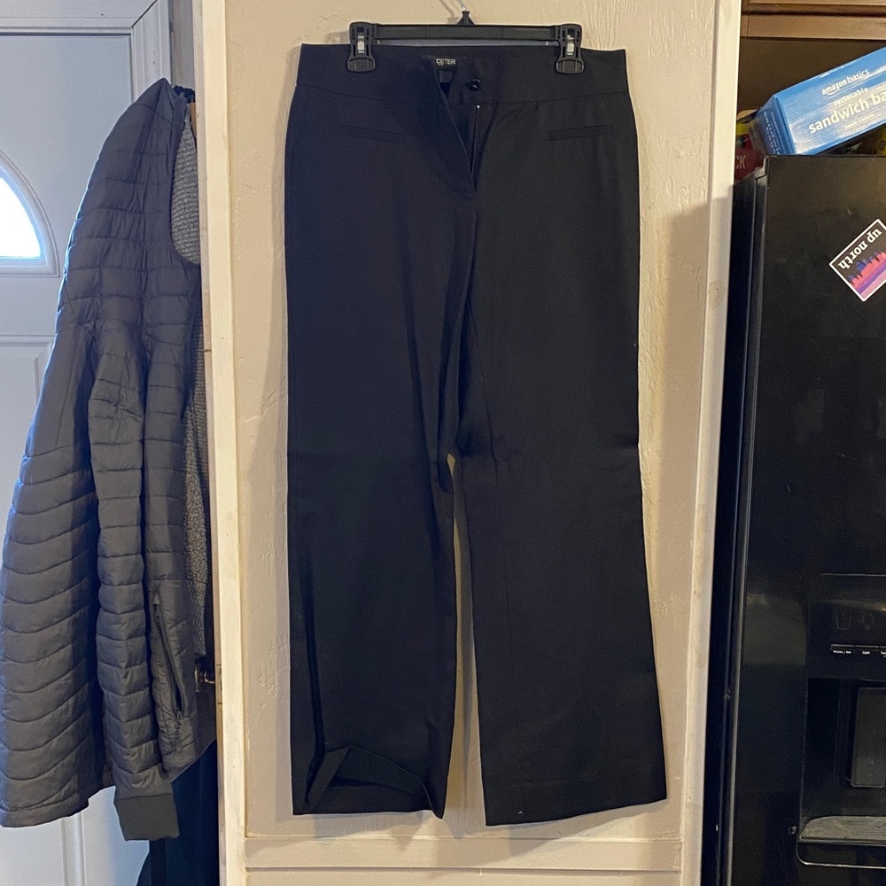 🛍️ EtceteraWomen's Black Wide Leg Trousers